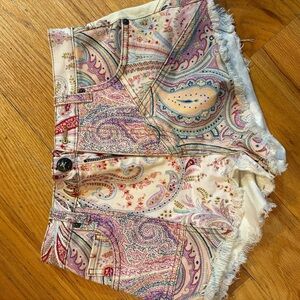 Etro Multicolor Paisley Shorts